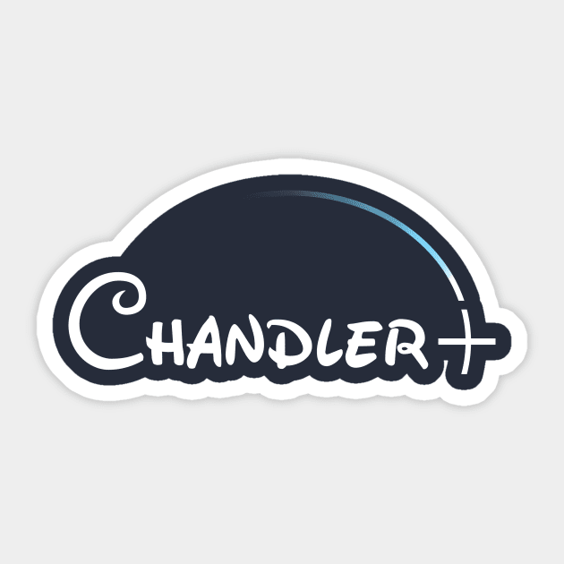 Chandler Plus Sticker by Sean Chandler Talks About